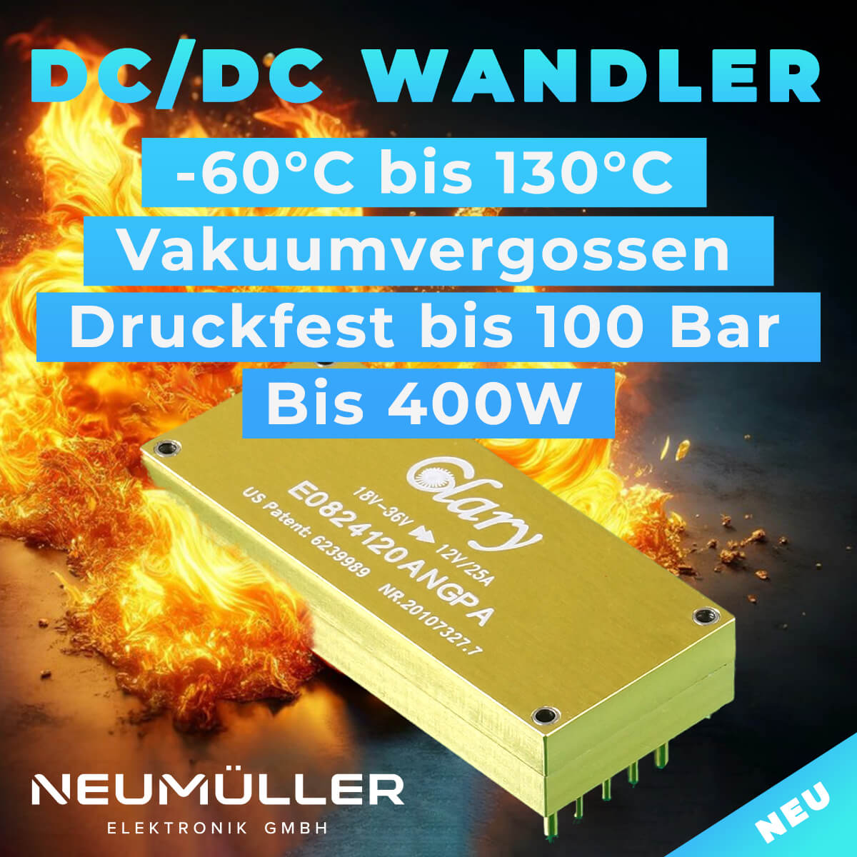 When the going gets tough - DC/DC converters for extreme operating conditions up to 400W