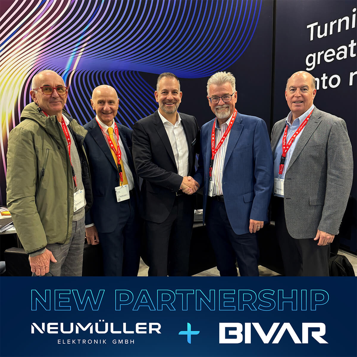 Bivar und Neumüller Elektronik GmbH unterzeichnen Distributionsvertrag auf der electronica 2024