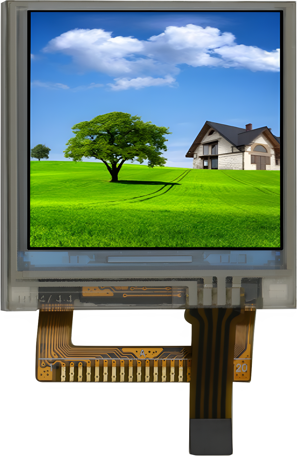 TFT Display Modul mit weitem Temperaturbereich