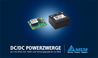 DC/DC- Powerzwerge als 1/32 Brick mit 100W