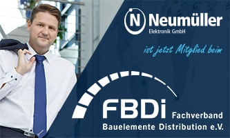 Neumüller Elektronik tritt dem FBDi Verband bei