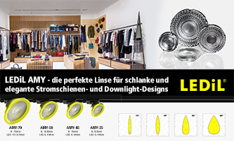 LEDiL AMY - die perfekte LED-Linse für schlanke und elegante Leuchtendesigns