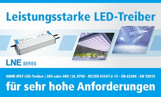 Leistungsstarke LED-Treiber für höchste Anforderungen