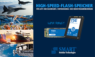 Robuste High-Speed-Flash-Speicher für Luft- und Raumfahrt-, Verteidigungs- und Industrieanwendungen