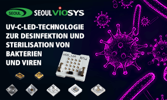 UV-C-LED-Technologie zur Desinfektion und Sterilisation von Bakterien und Viren