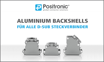 NEU von Positronic - Leichte Aluminium-Backshells