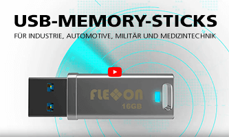 USB-Memory-Sticks für Industrie, Automotive, Militär und Medizintechnik