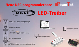 Neue NFC programmierbare DALI-2 LED Treiber