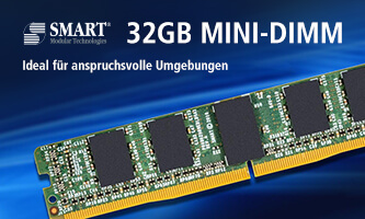SMART kündigt Miniaturisierung im Bereich DDR4 und Industrial DIMMs an