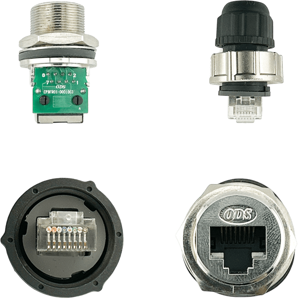 RJ45 Steckverbinder (Detail)